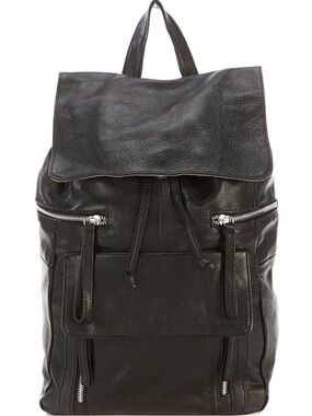 Day & Mood Leather Hannah Backpack - Black